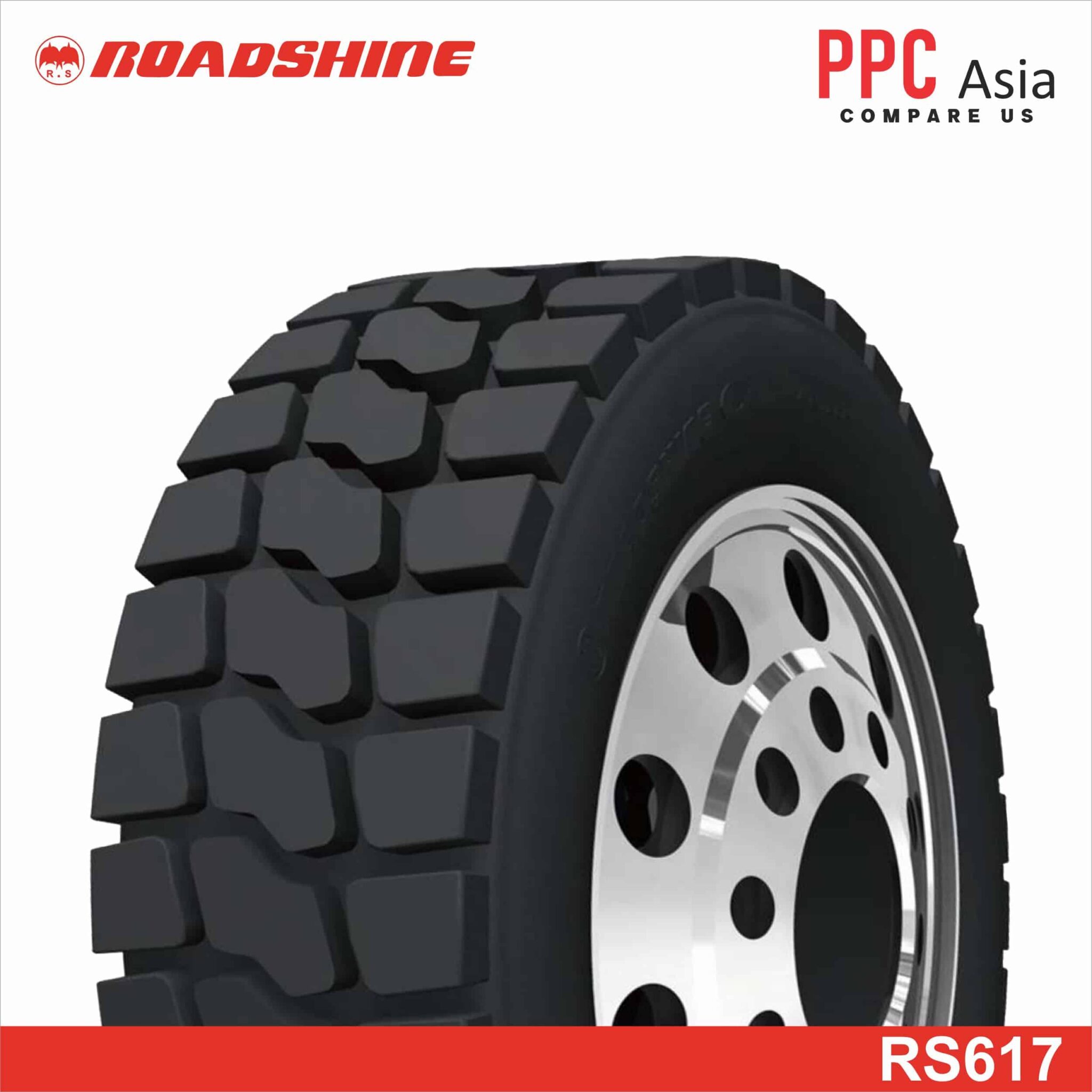 ROADSHINE RS617 11R22.5 18PR MINING LUG (TUBELESS)