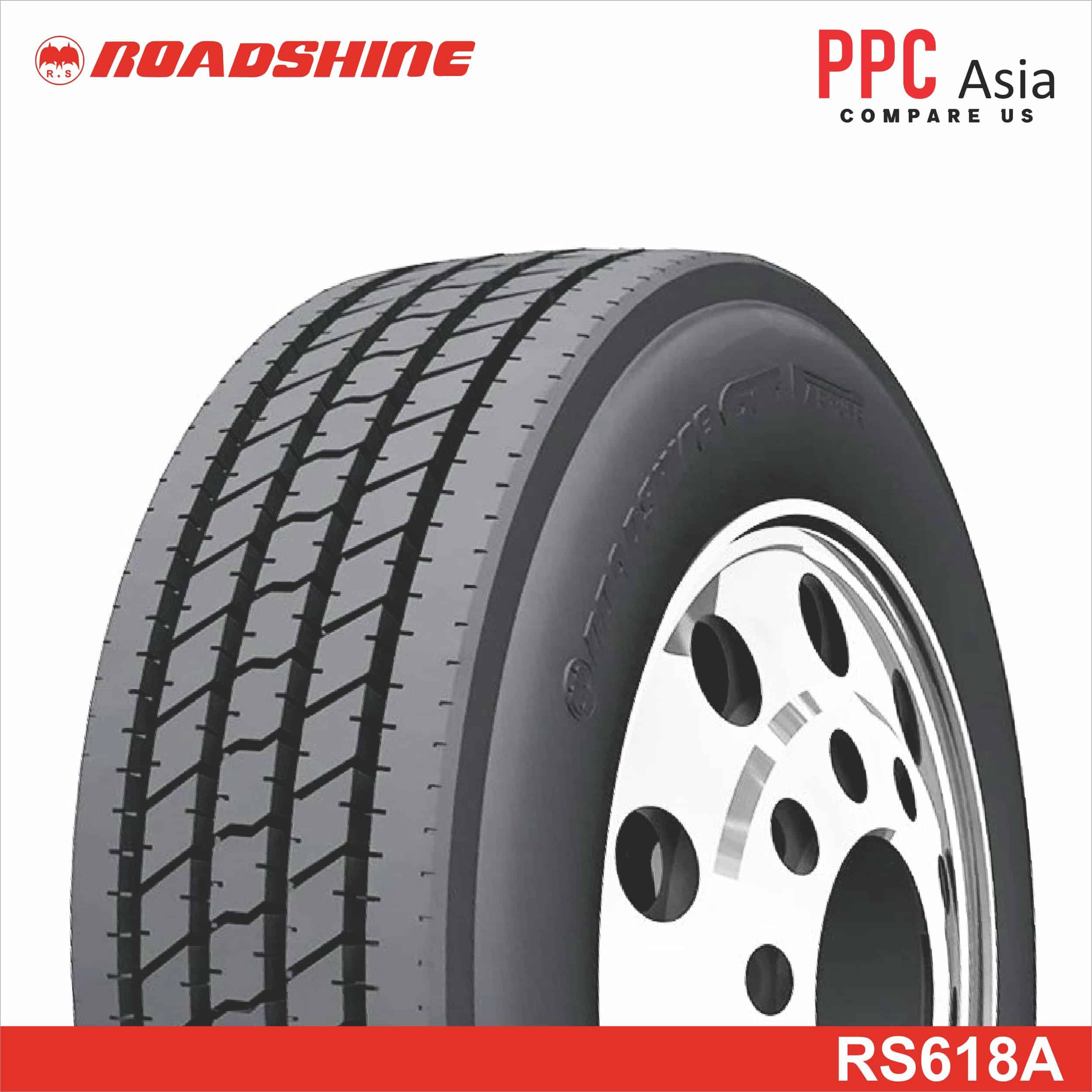 ROADSHINE RS618A 11.00 – R22.5 18PR RIB (TUBELESS) – PPC Asia 